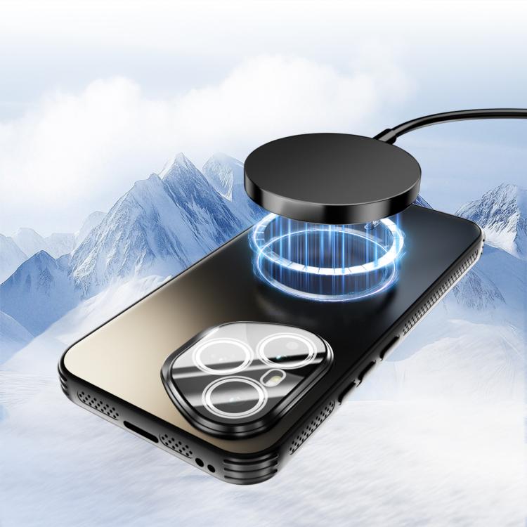 For Honor 400 Pro Global 160.8mm ABEEL Heat Dissipation Frosted MagSafe Phone Case with Lens Film