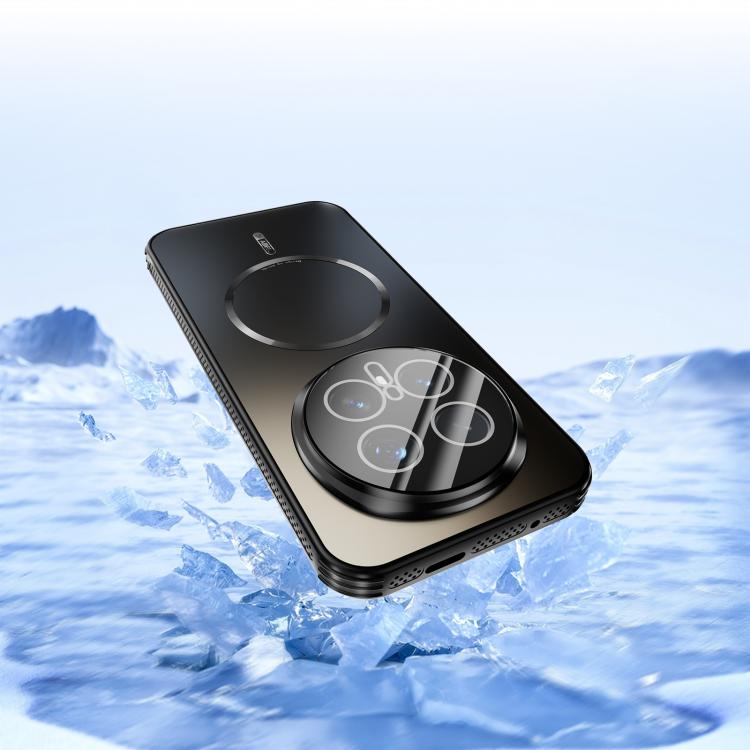 For Honor Magic8 Pro ABEEL Heat Dissipation Frosted MagSafe Phone Case with Lens Film