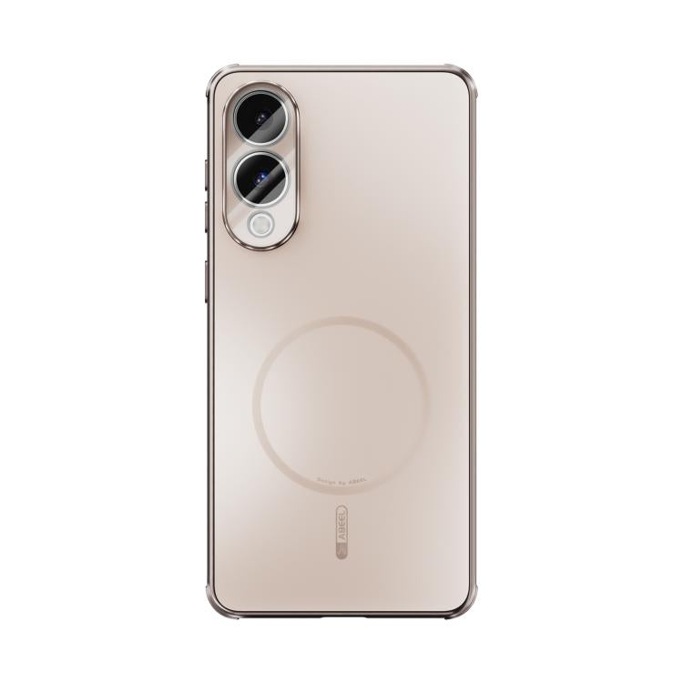 For Samsung Galaxy S25 Edge 5G ABEEL Heat Dissipation Frosted MagSafe Phone Case with Lens Film