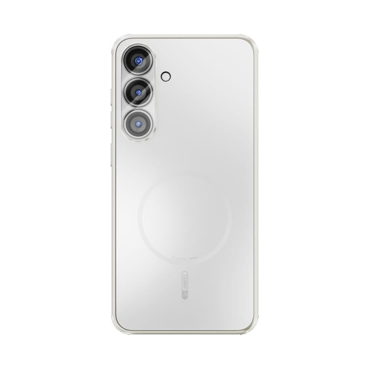For Samsung Galaxy S25+ 5G ABEEL Heat Dissipation Frosted MagSafe Phone Case with Lens Film