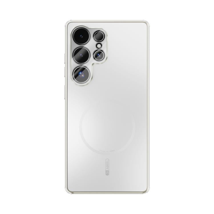 For Samsung Galaxy S25 Ultra 5G ABEEL Heat Dissipation Frosted MagSafe Phone Case with Lens Film