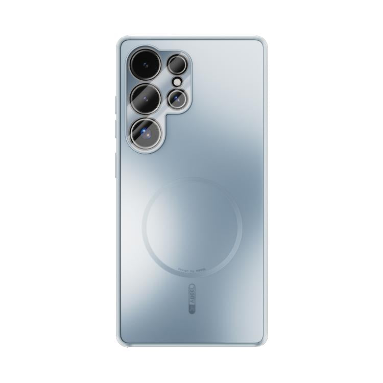 For Samsung Galaxy S25 Ultra 5G ABEEL Heat Dissipation Frosted MagSafe Phone Case with Lens Film