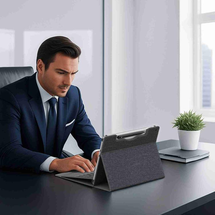 For MicroSoft Surface Pro 12 inch 2025 Imitation Leather Tablet Shockproof Protective Case