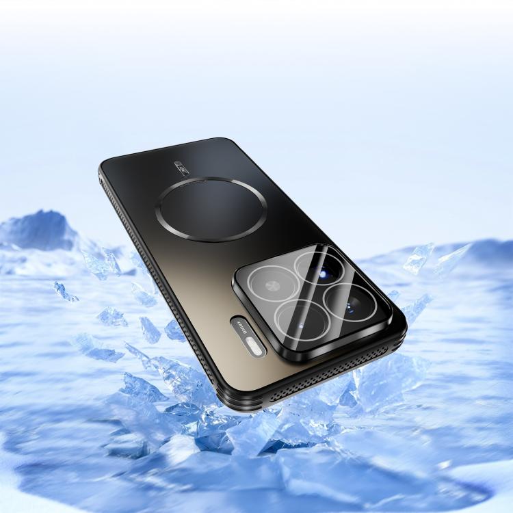 For Xiaomi 15 ABEEL Heat Dissipation Frosted MagSafe Phone Case with Lens Film