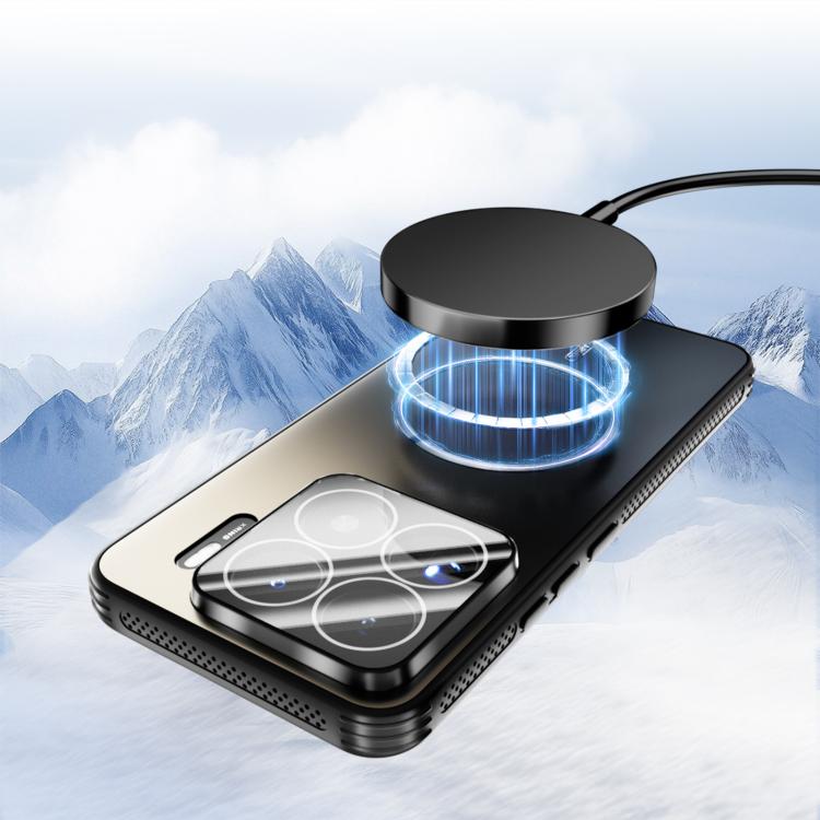 For Xiaomi 15 ABEEL Heat Dissipation Frosted MagSafe Phone Case with Lens Film