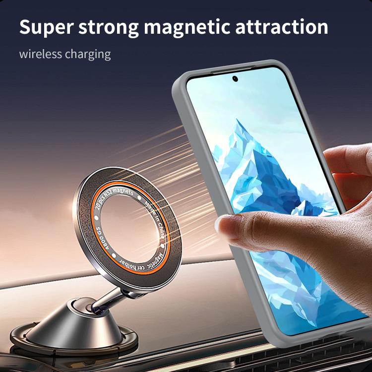For Samsung Galaxy S25 5G Fanying Series PC Hybrid TPU Translucent Frosted MagSafe Phone Case
