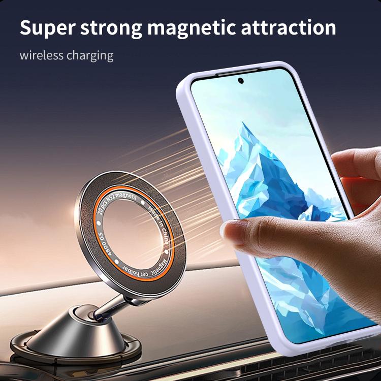 For Samsung Galaxy S25 5G Fanying Series PC Hybrid TPU Translucent Frosted MagSafe Phone Case