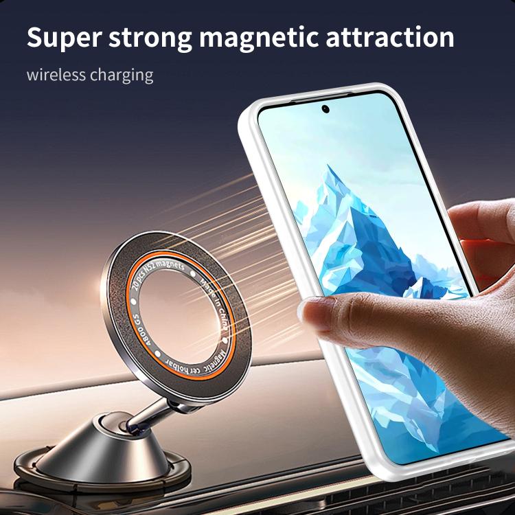 For Samsung Galaxy S25 5G Fanying Series PC Hybrid TPU Translucent Frosted MagSafe Phone Case