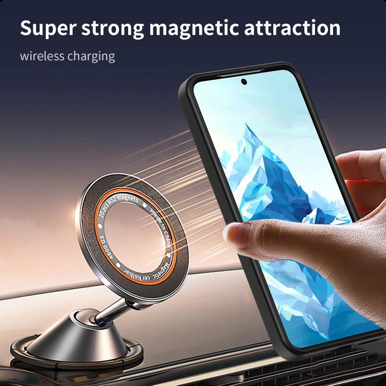 For Samsung Galaxy S24 5G Fanying Series PC Hybrid TPU Translucent Frosted MagSafe Phone Case