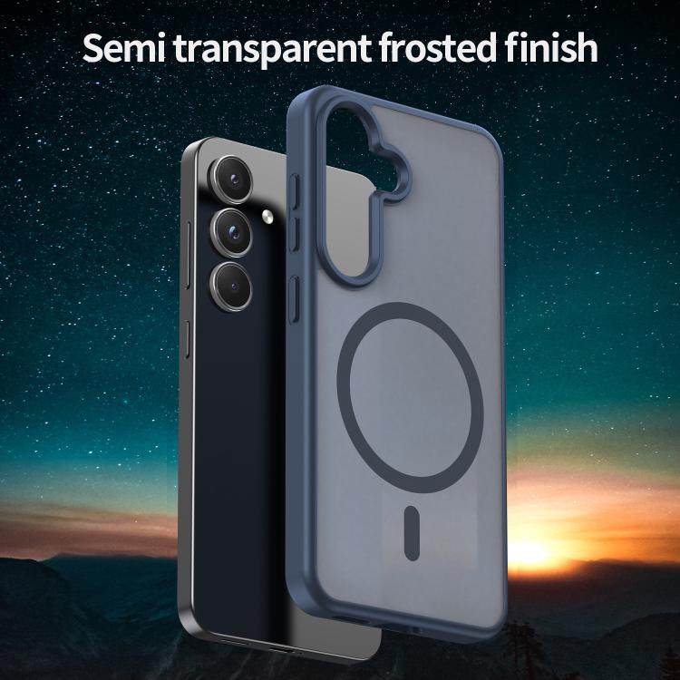 For Samsung Galaxy S24 5G Fanying Series PC Hybrid TPU Translucent Frosted MagSafe Phone Case