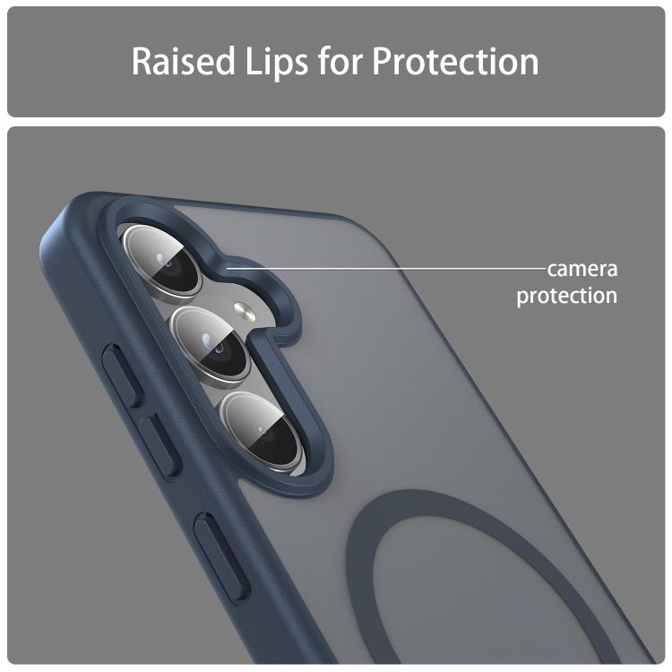 For Samsung Galaxy S24 5G Fanying Series PC Hybrid TPU Translucent Frosted MagSafe Phone Case