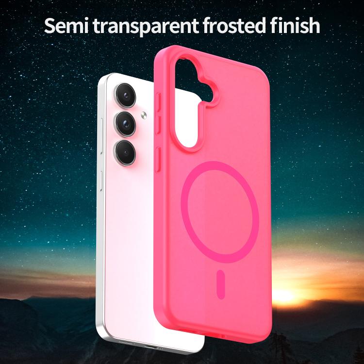For Samsung Galaxy S24 5G Fanying Series PC Hybrid TPU Translucent Frosted MagSafe Phone Case