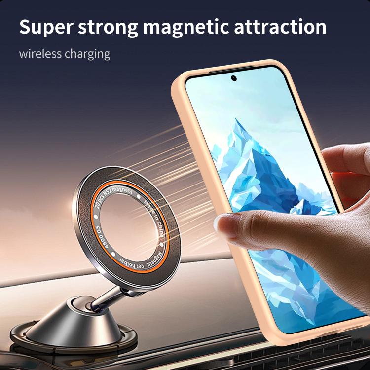 For Samsung Galaxy S24 5G Fanying Series PC Hybrid TPU Translucent Frosted MagSafe Phone Case