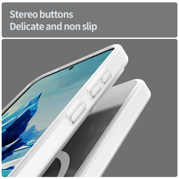 For Samsung Galaxy S24 5G Fanying Series PC Hybrid TPU Translucent Frosted MagSafe Phone Case