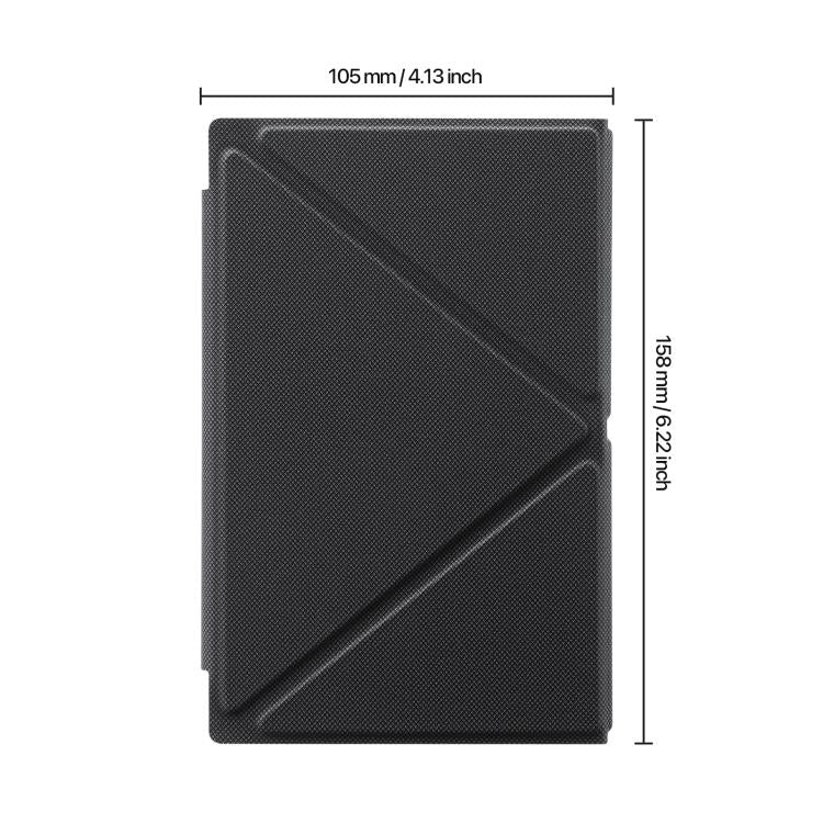 DUX DUCIS OK Flip Series Portable Tri-fold Wireless Touch Keyboard Leather Case - Black