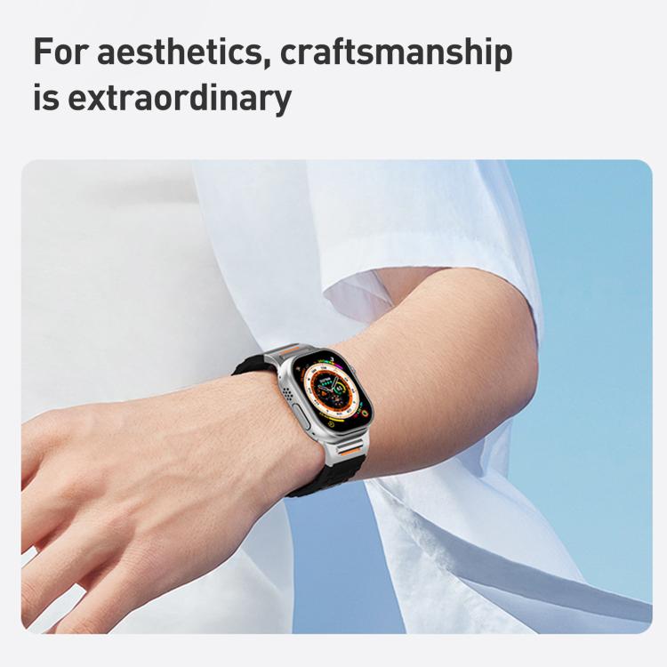 For Apple Watch 42mm / 41mm / 40mm / 38mm Tuobuzhe Liquid Silicone Watch Band