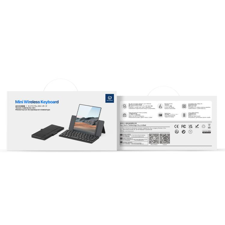 DUX DUCIS OK Mini Series Portable Multi-Functional Mini Keyboard Case - Black