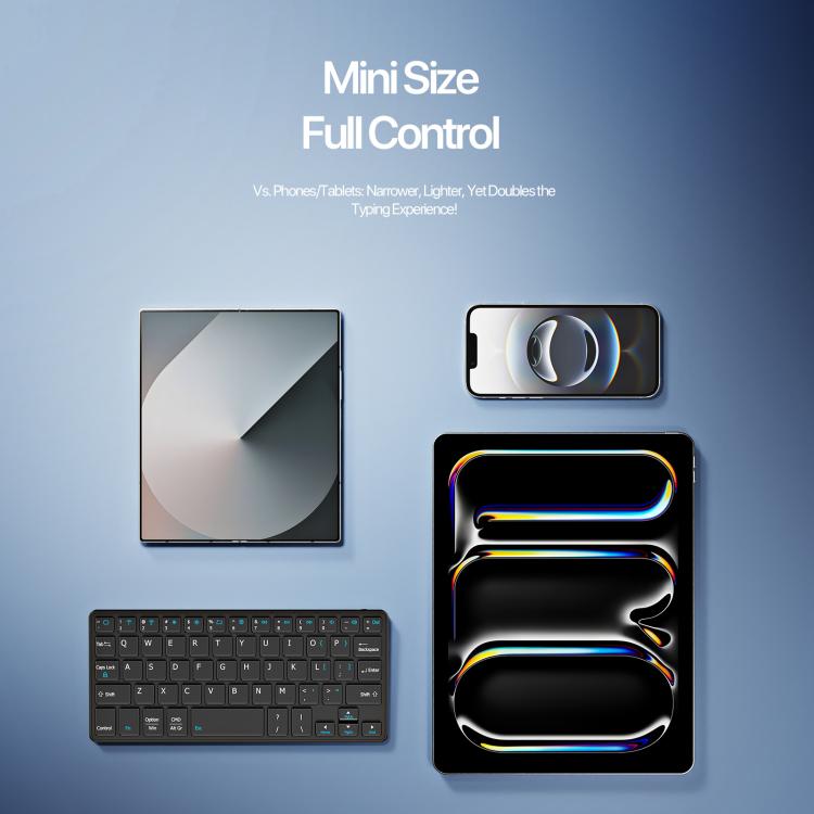 DUX DUCIS OK Mini Series Portable Multi-Functional Mini Keyboard Case - Black
