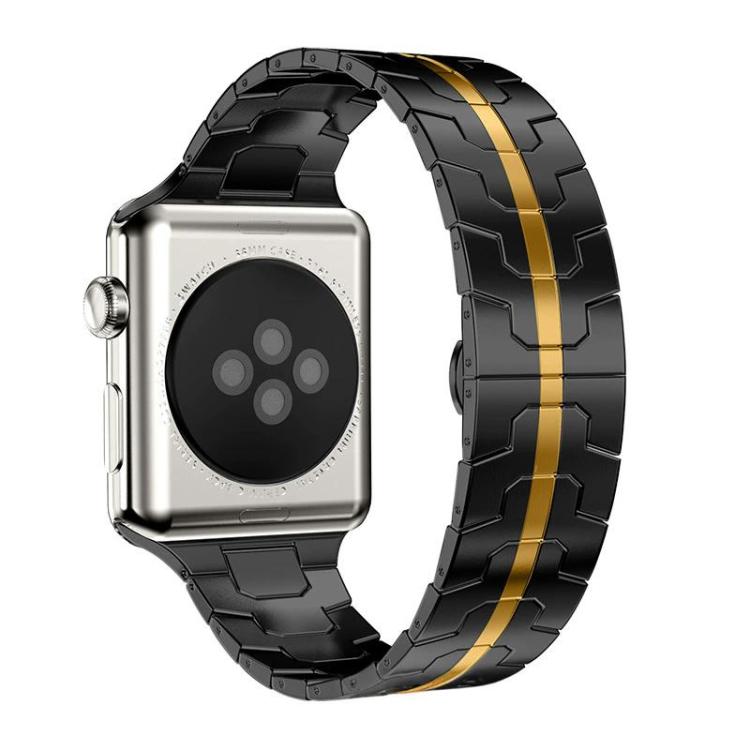 For Apple Watch 38 / 40 / 41 / S10 42mm xDfind Butterfly Buckle Stainless Steel Watch Band