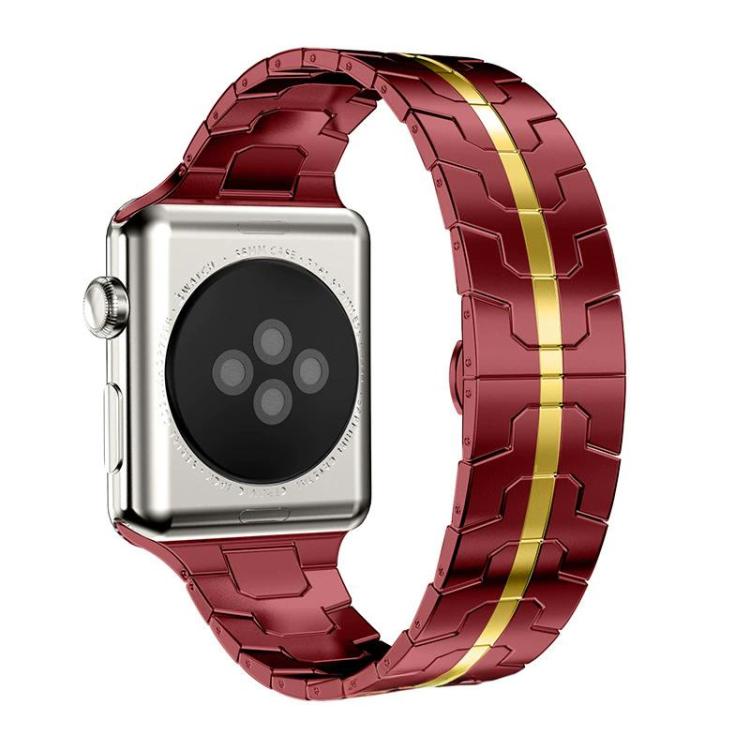 For Apple Watch 38 / 40 / 41 / S10 42mm xDfind Butterfly Buckle Stainless Steel Watch Band
