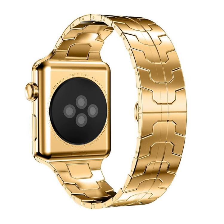 For Apple Watch 38 / 40 / 41 / S10 42mm xDfind Butterfly Buckle Stainless Steel Watch Band