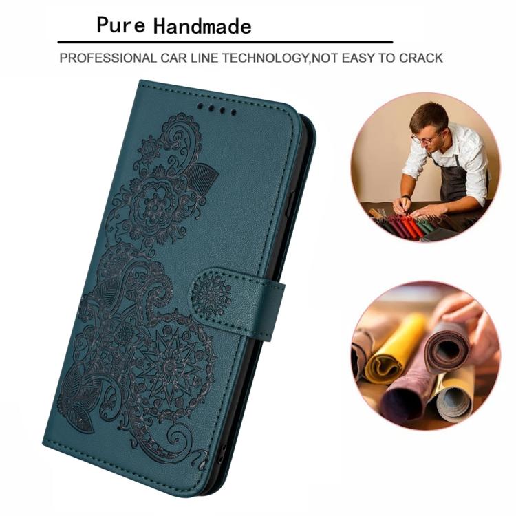 For Doogee Note 58 / Note 58 Pro Datura Flower Embossed Flip Leather Phone Case