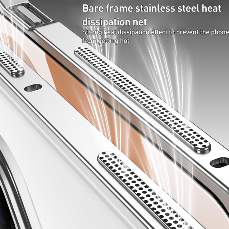 For Huawei Pura 80 5G Metal Frame Heat Dissipation Phone Case with Camera Guard Ring