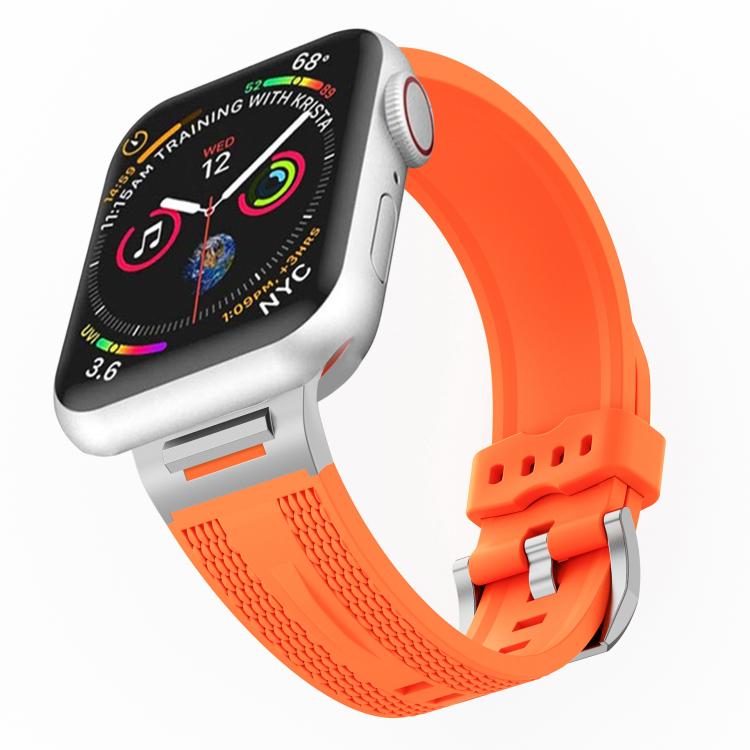 For Apple Watch 42mm / 41mm / 40mm / 38mm Tuobuzhe Woven Texture Silicone Watch Band