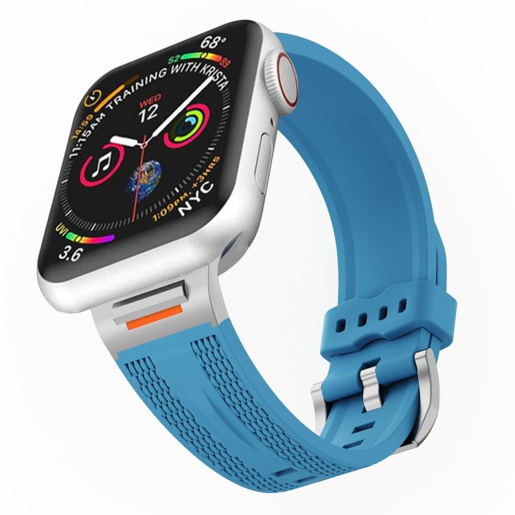 For Apple Watch 42mm / 41mm / 40mm / 38mm Tuobuzhe Woven Texture Silicone Watch Band