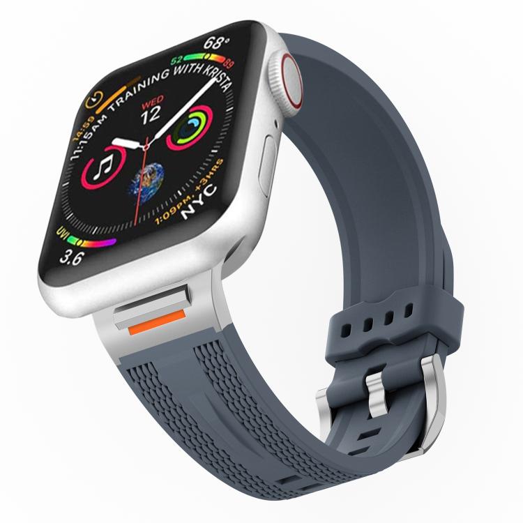 For Apple Watch 42mm / 41mm / 40mm / 38mm Tuobuzhe Woven Texture Silicone Watch Band
