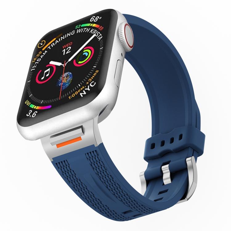 For Apple Watch 42mm / 41mm / 40mm / 38mm Tuobuzhe Woven Texture Silicone Watch Band