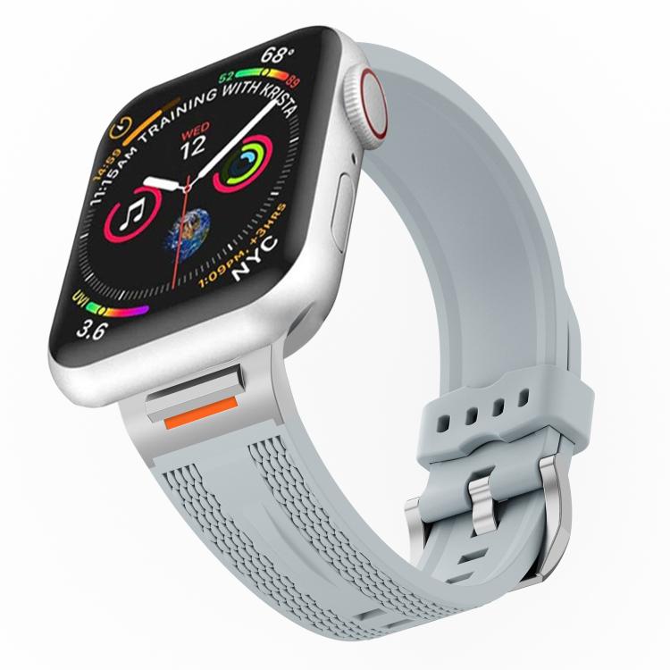 For Apple Watch 42mm / 41mm / 40mm / 38mm Tuobuzhe Woven Texture Silicone Watch Band