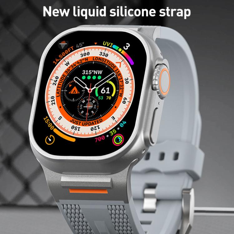 For Apple Watch 42mm / 41mm / 40mm / 38mm Tuobuzhe Woven Texture Silicone Watch Band