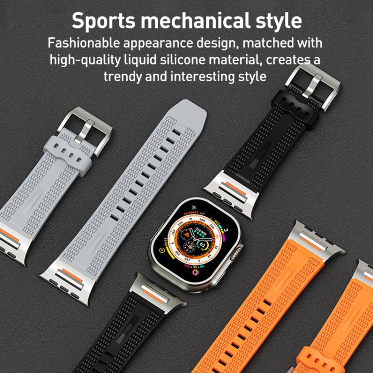 For Apple Watch 42mm / 41mm / 40mm / 38mm Tuobuzhe Woven Texture Silicone Watch Band