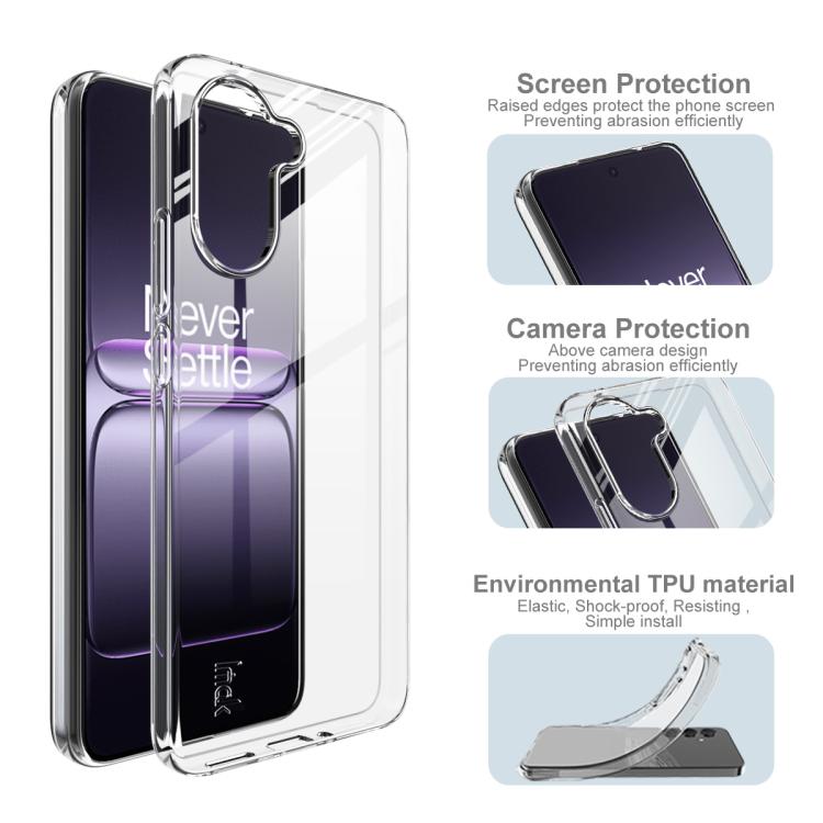 For OnePlus Ace 5 Racing / Nord CE5 IMAK UX-10 Series Transparent Shockproof TPU Phone Case - Transparent