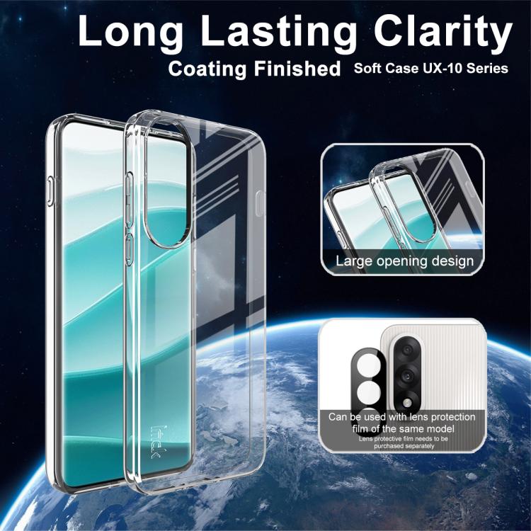 For OnePlus Ace 5 Ultra / Nord 5 IMAK UX-10 Series Transparent Shockproof TPU Phone Case - Transparent