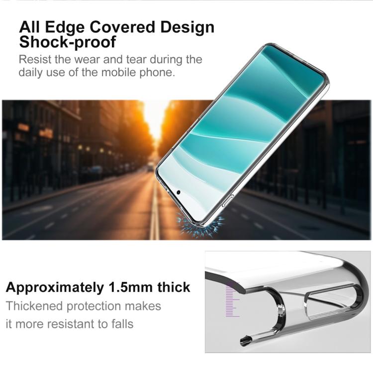 For OnePlus Ace 5 Ultra / Nord 5 IMAK UX-10 Series Transparent Shockproof TPU Phone Case - Transparent