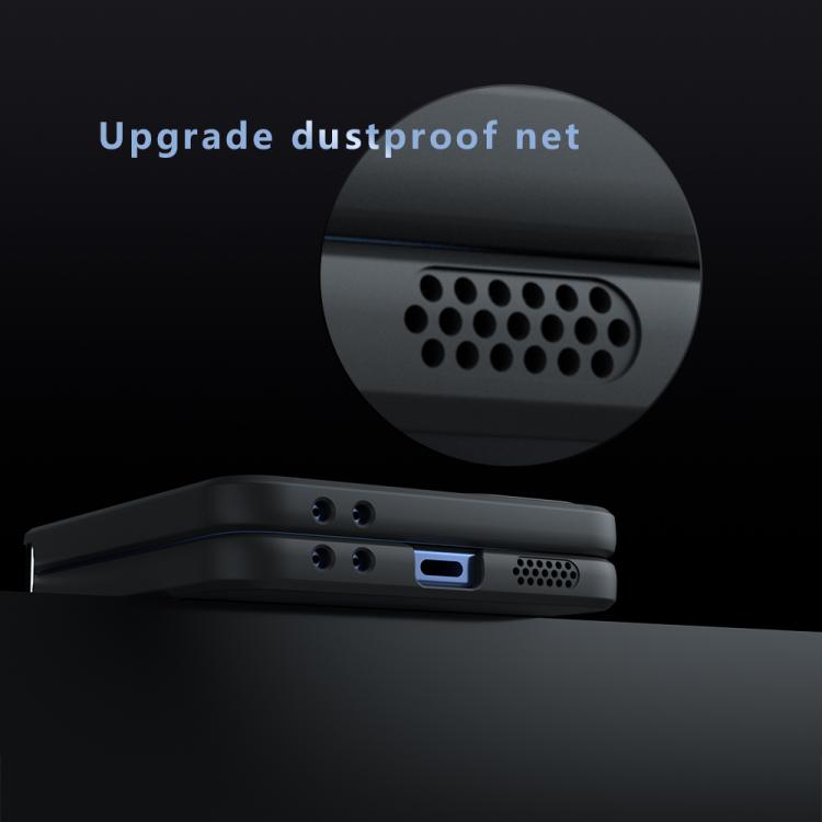 For Samsung Galaxy Z Flip7 Armor MagSafe PC Hybrid TPU Phone Case - Frosted Black