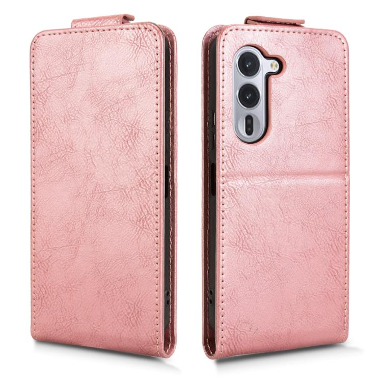 For Fujitsu Arrows Alpha F-51F Magnetic Vertical Flip Leather Phone Case with Buckle