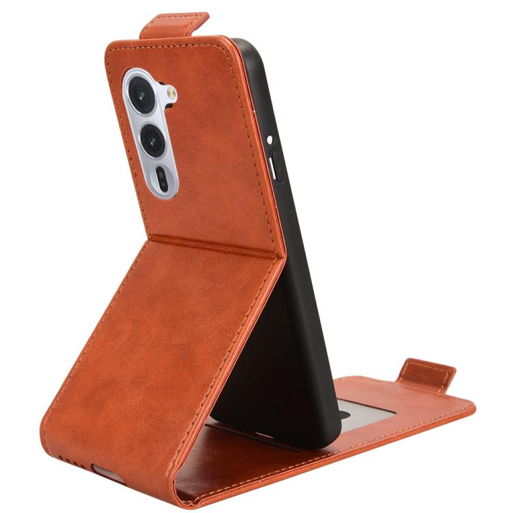 For Fujitsu Arrows Alpha F-51F Magnetic Vertical Flip Leather Phone Case with Buckle