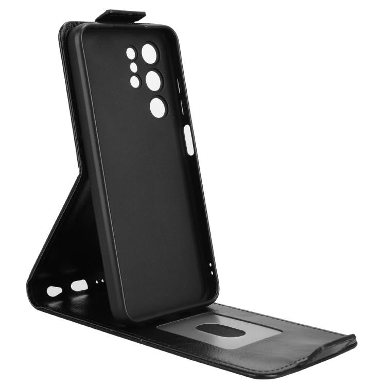 For Oukitel C1 / C1 Pro Magnetic Vertical Flip Leather Phone Case with Buckle