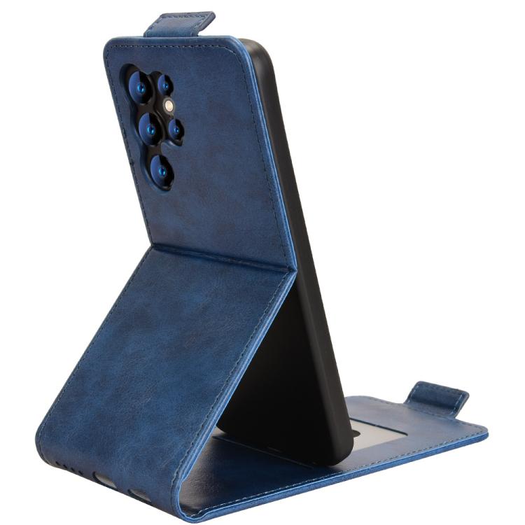 For Oukitel C1 / C1 Pro Magnetic Vertical Flip Leather Phone Case with Buckle