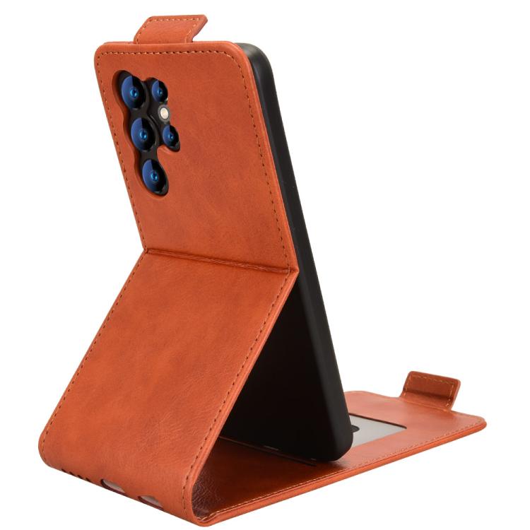 For Oukitel C61 / C61 Pro Magnetic Vertical Flip Leather Phone Case with Buckle