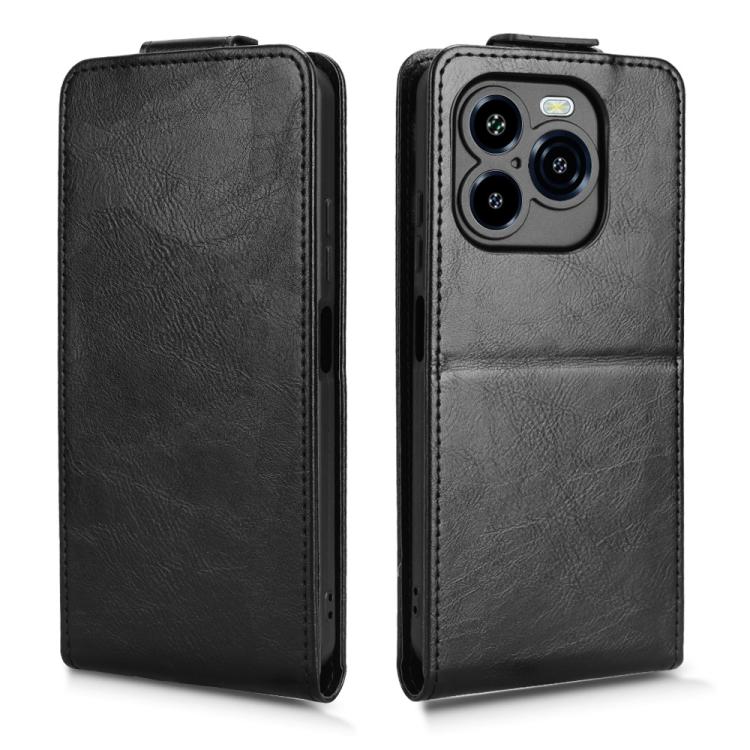 For Oukitel C65 / C65 Pro Magnetic Vertical Flip Leather Phone Case with Buckle