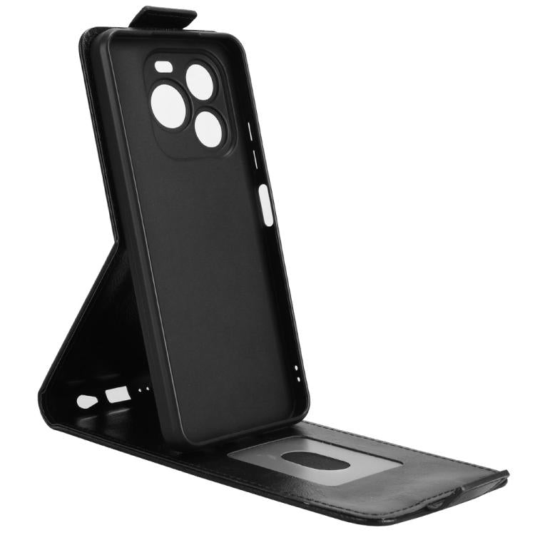 For Oukitel C65 / C65 Pro Magnetic Vertical Flip Leather Phone Case with Buckle