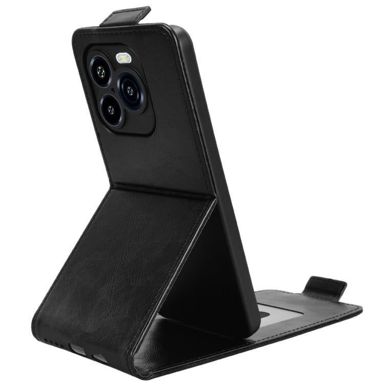 For Oukitel C65 / C65 Pro Magnetic Vertical Flip Leather Phone Case with Buckle
