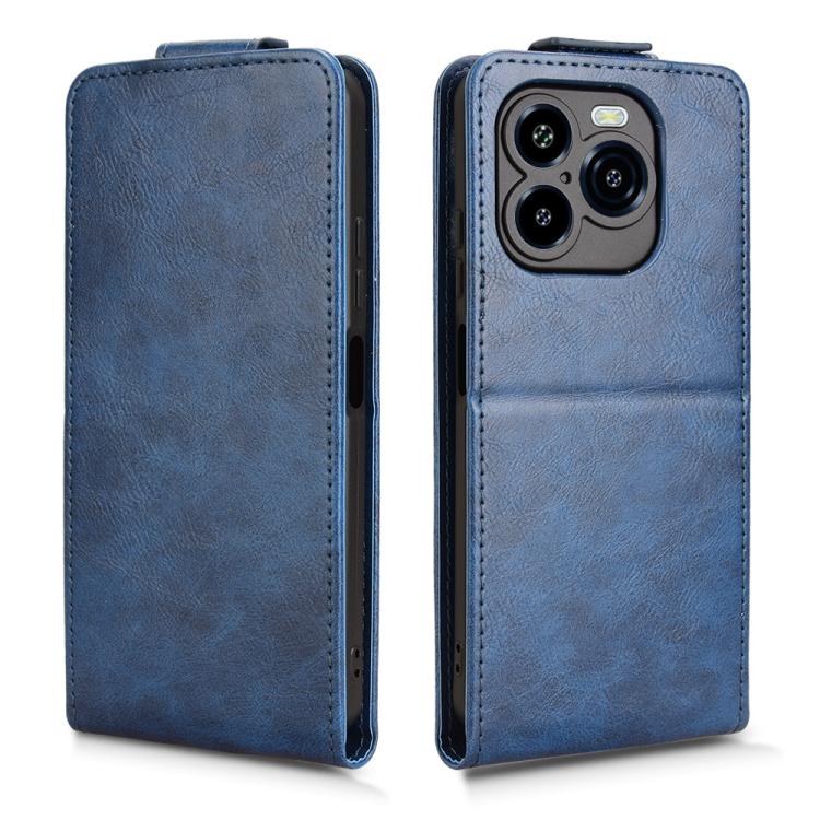 For Oukitel C65 / C65 Pro Magnetic Vertical Flip Leather Phone Case with Buckle