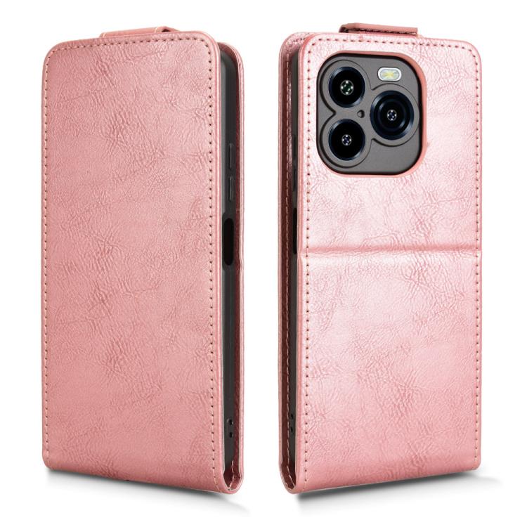 For Oukitel C65 / C65 Pro Magnetic Vertical Flip Leather Phone Case with Buckle