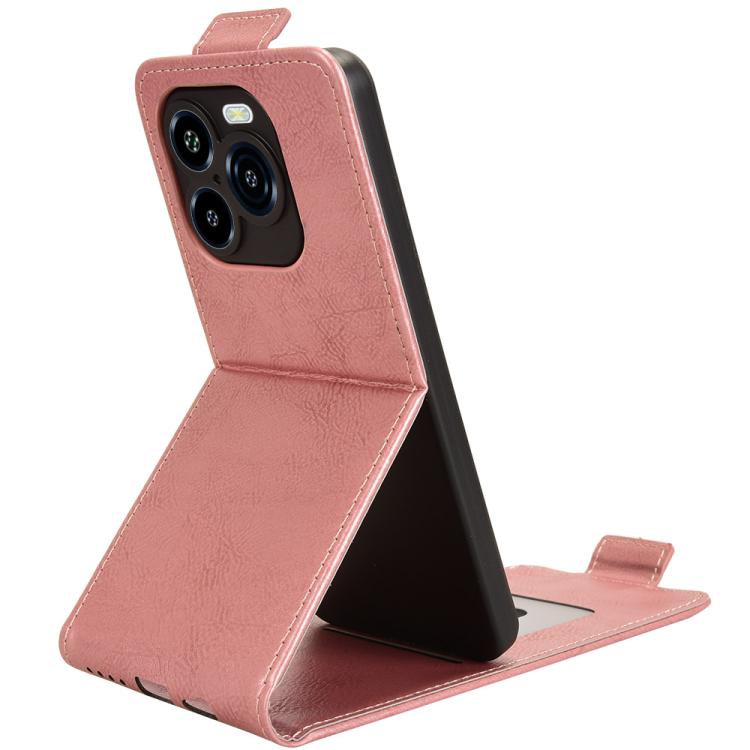 For Oukitel C65 / C65 Pro Magnetic Vertical Flip Leather Phone Case with Buckle