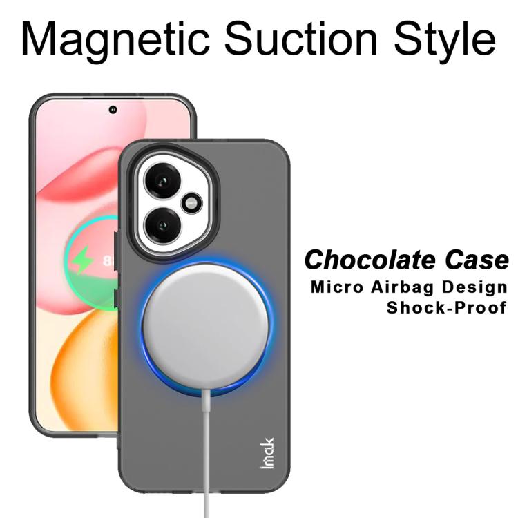 For Honor 400 Global 156.5mm IMAK Chocolate Series TPU + PET MagSafe Phone Case